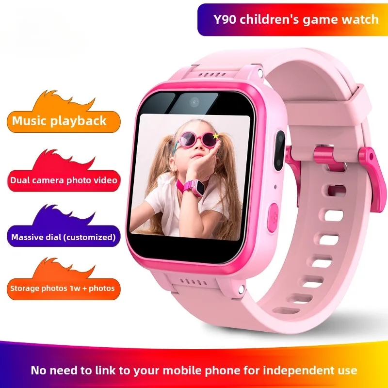 Kids Education Steps - 子供向けゲーム用電話時計,y90エンターテインメント,音楽機能計算機,歩数計,写真,子供向けカスタムダイヤル,誕生日プレゼント