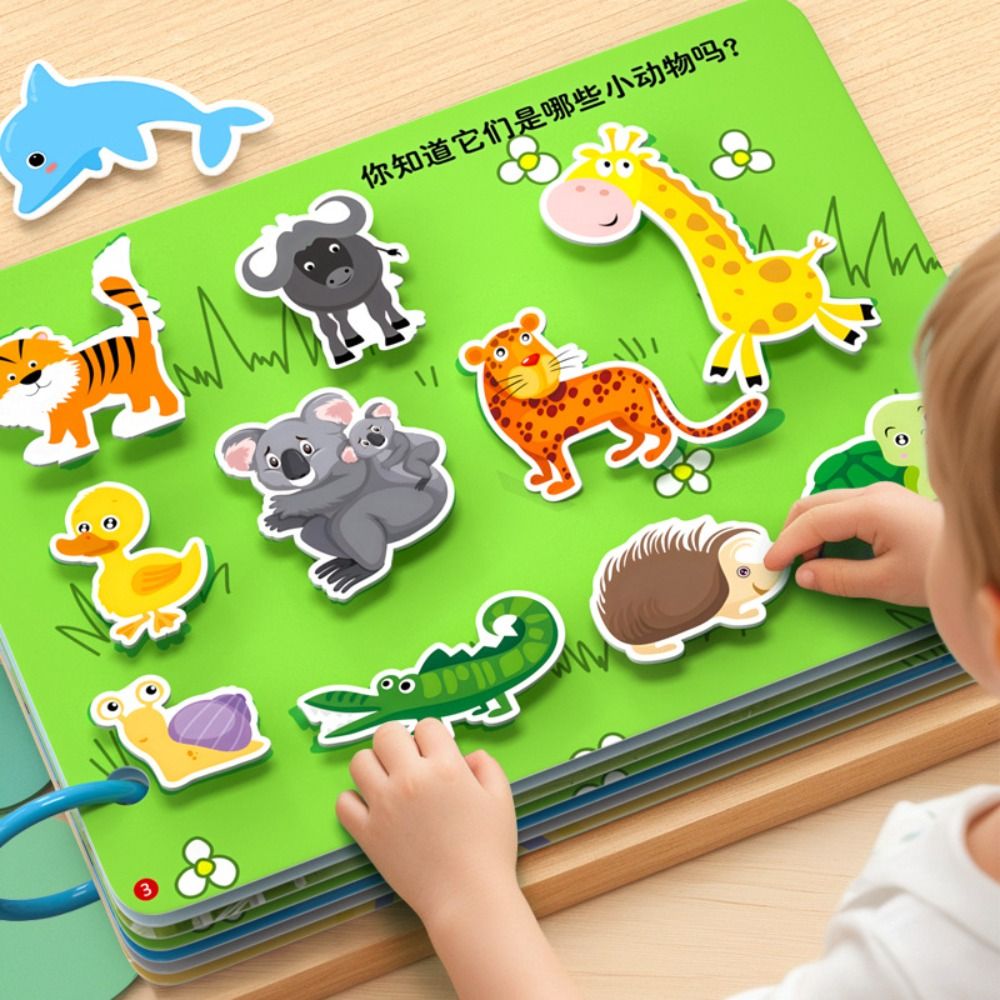 Kids Education Book - 耐久性のある 10 ページベビーティアブック漫画ノイズプルーフハンドティアブック静かな本子供の早期学習教育玩具