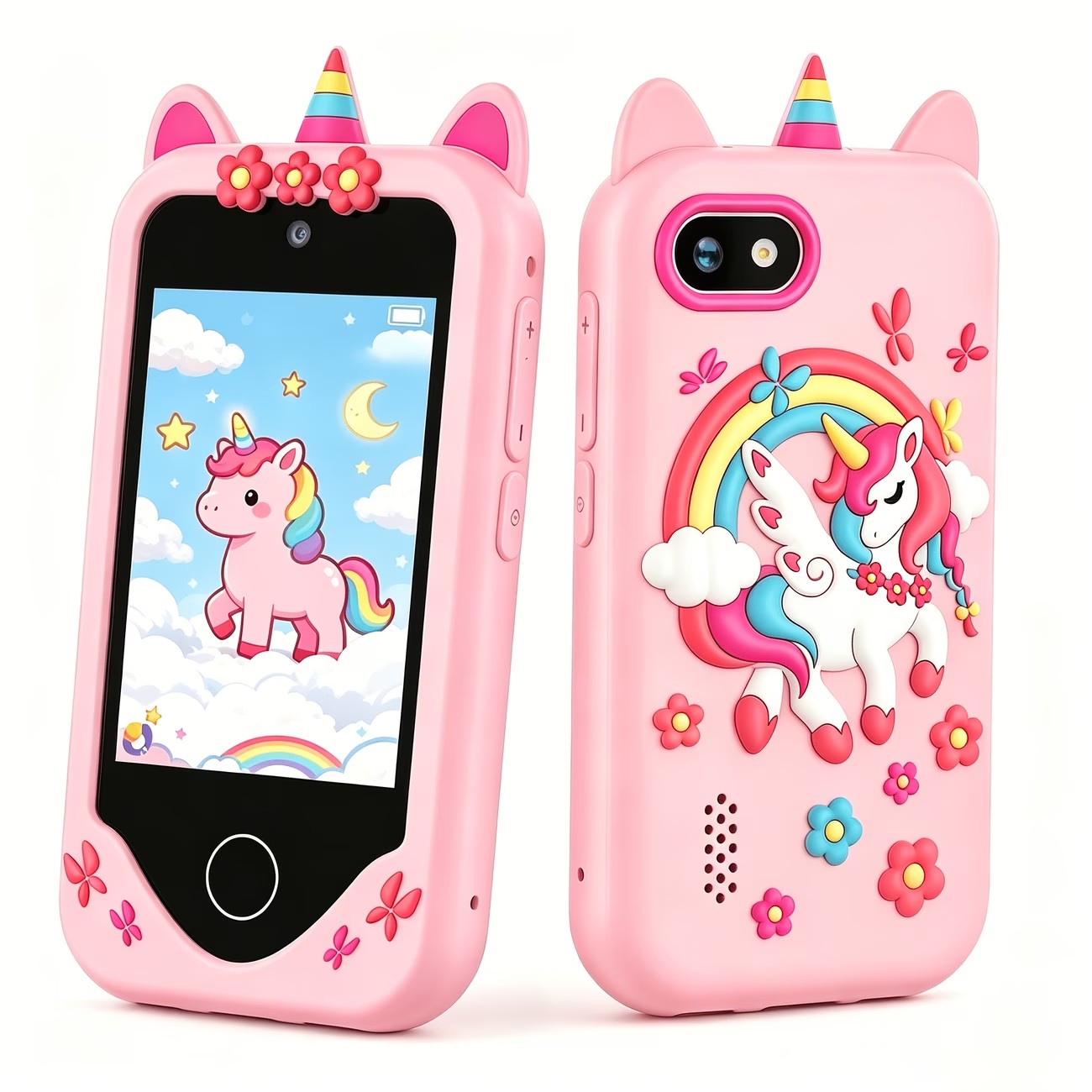 Kids Education Mobile - デジタルカメラ キッズ スマートフォン MP3 デュアルカメラ タッチスクリーン