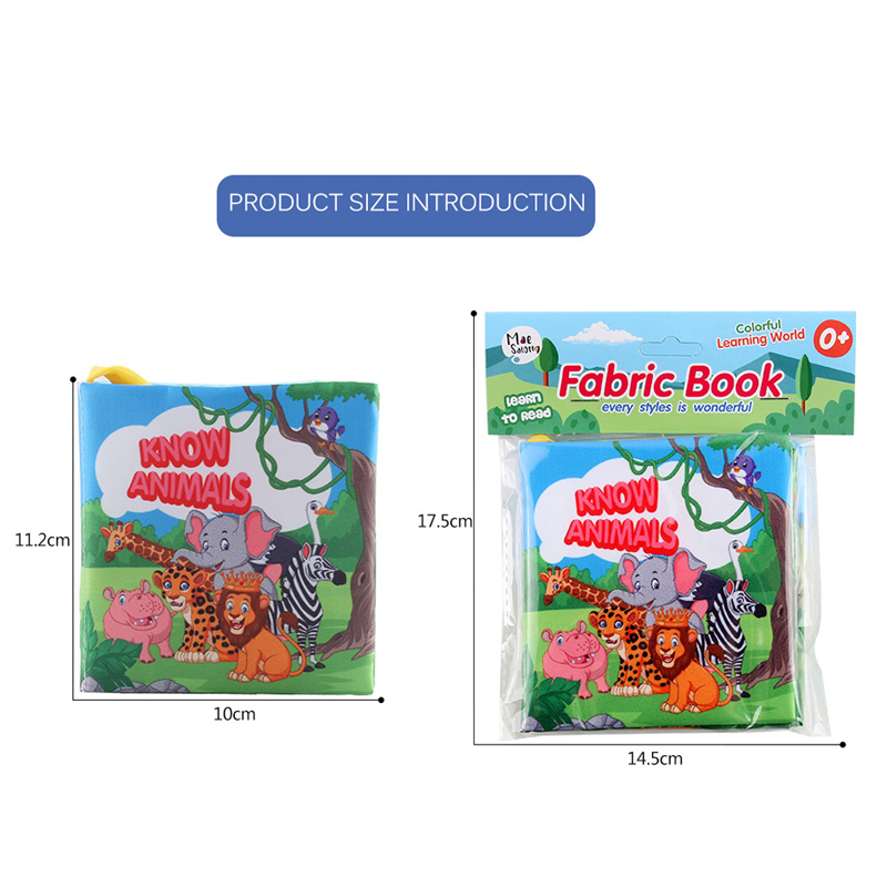 子供向け啓蒙早期教育玩具 キッズ布絵本 英語 動物 車 果物 - Kids Education Toys のレビューと価格