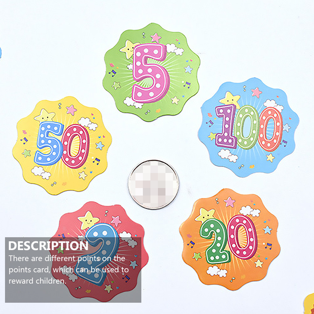 300個の花の形をした子供用ポイントカード、子供のモチベーシ - Kids Education Motivation のレビューと価格