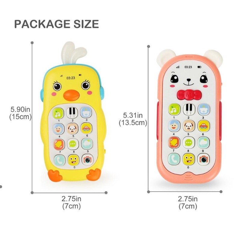 赤ちゃん用電話おもちゃ 音楽サウンドマシン 子供用 幼児早期 - Kids Education Mobile のレビューと価格