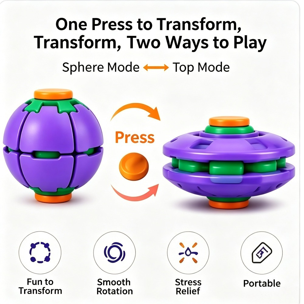 変形フィジェットスピナーボールプレスで回転、ストレス解消おも - Online Educational Games For Kids のレビューと価格