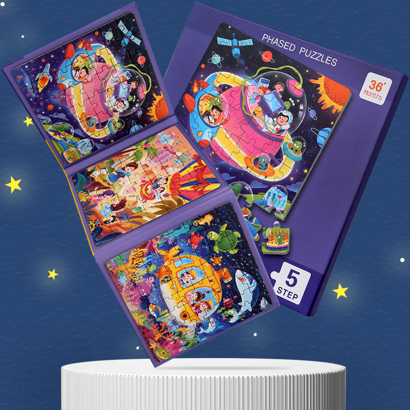 子供用磁気木製パズル漫画柄ビジーブックジグソーパズルゲーム子 - Kids Education Book のレビューと価格