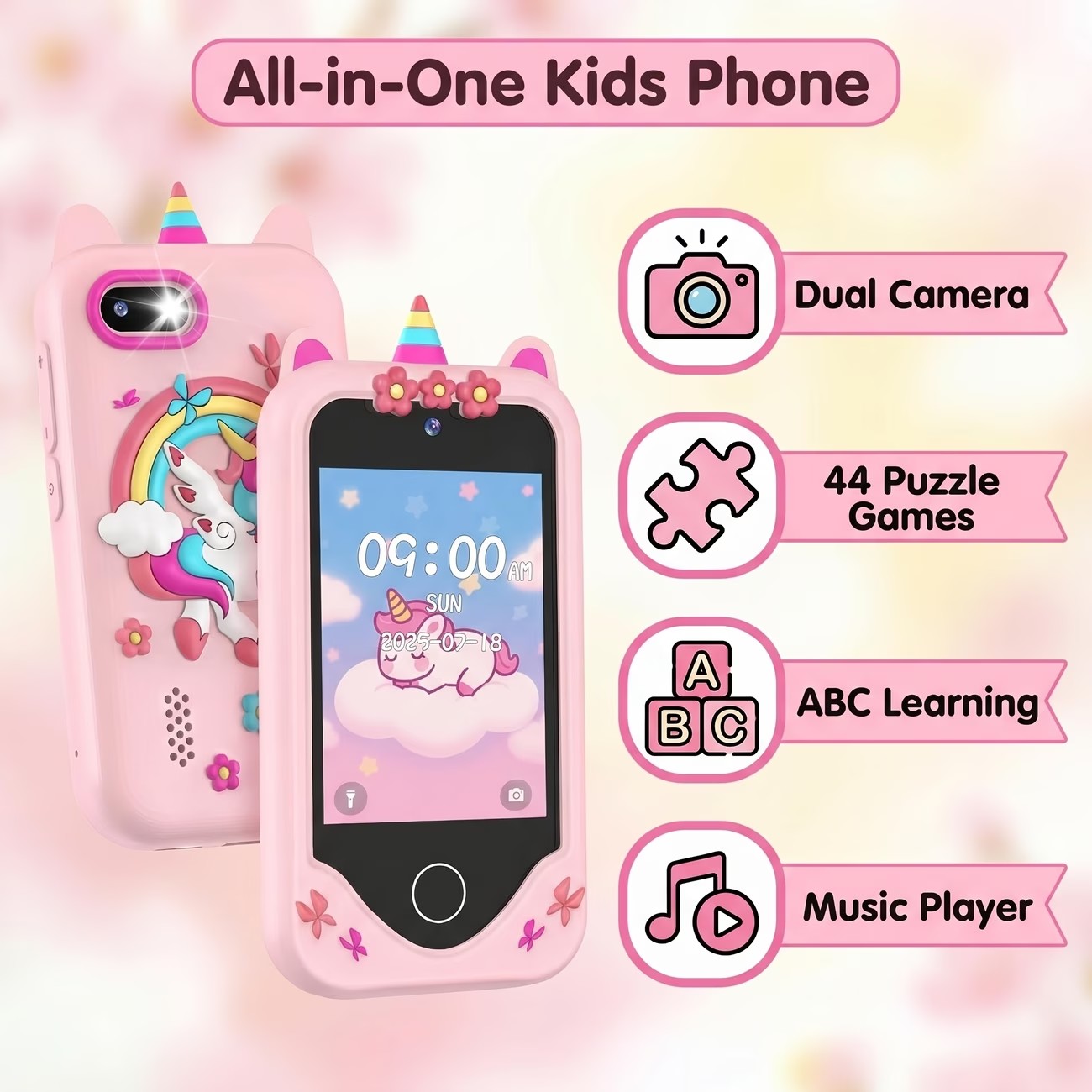 デジタルカメラ キッズ スマートフォン MP3 デュアルカメ - Kids Education Mobile のレビューと価格