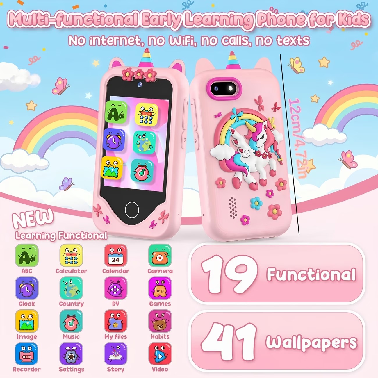 デジタルカメラ キッズ スマートフォン MP3 デュアルカメ - Kids Education Mobile のレビューと価格