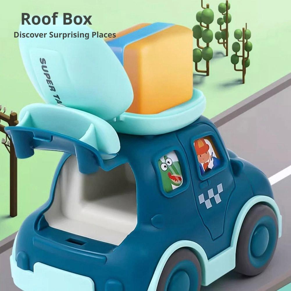 漫画ミニプルバックおもちゃの車モンテッソーリ慣性車両早期教育 - Kids Education Toys のレビューと価格