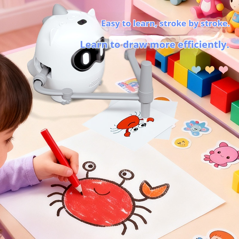一般的なスマート恐竜描画ロボットインテリジェント早期教育玩具 - Kids Education Toys のレビューと価格