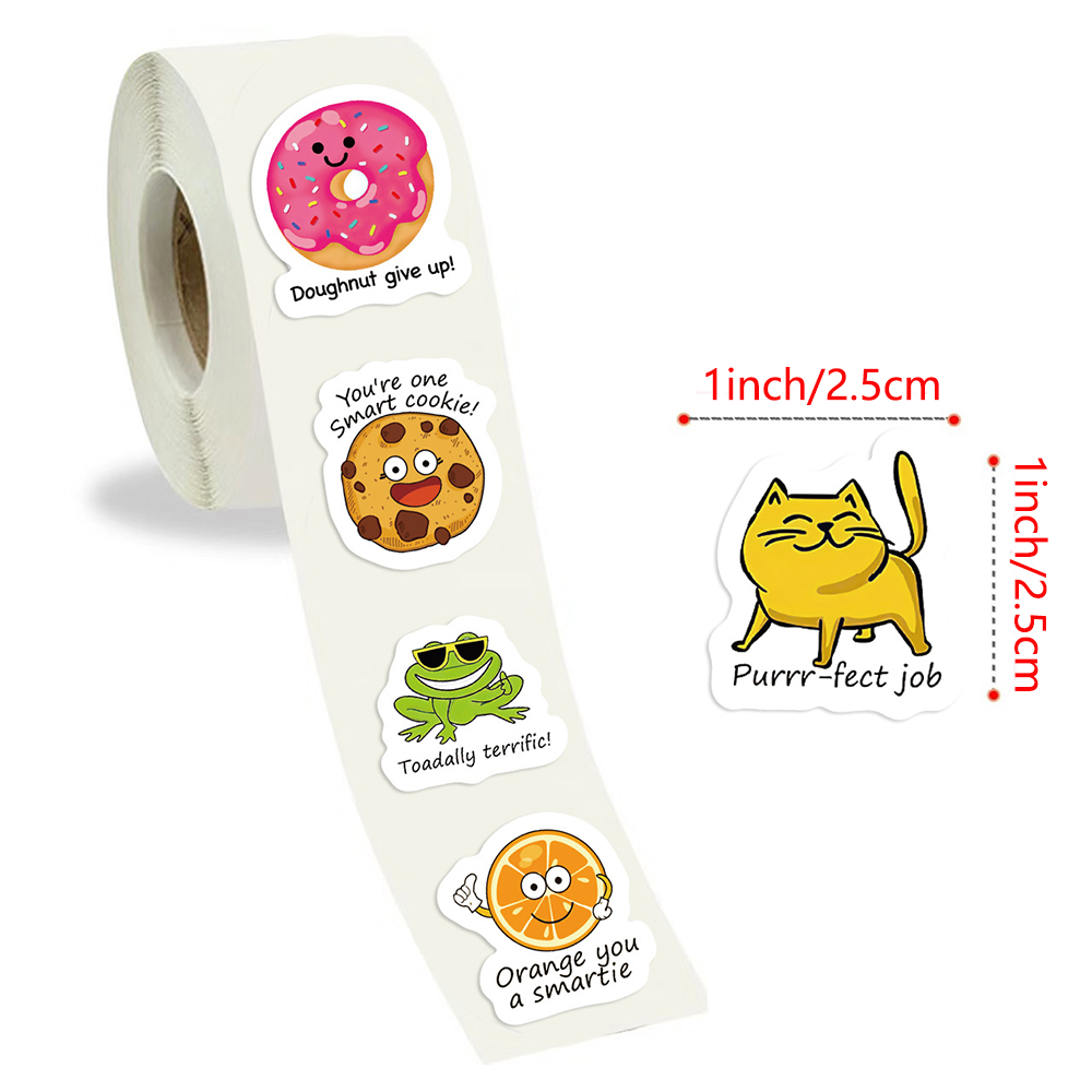 100-500 個かわいいデカール学生報酬ステッカースクラッ - Kids Education Motivation のレビューと価格