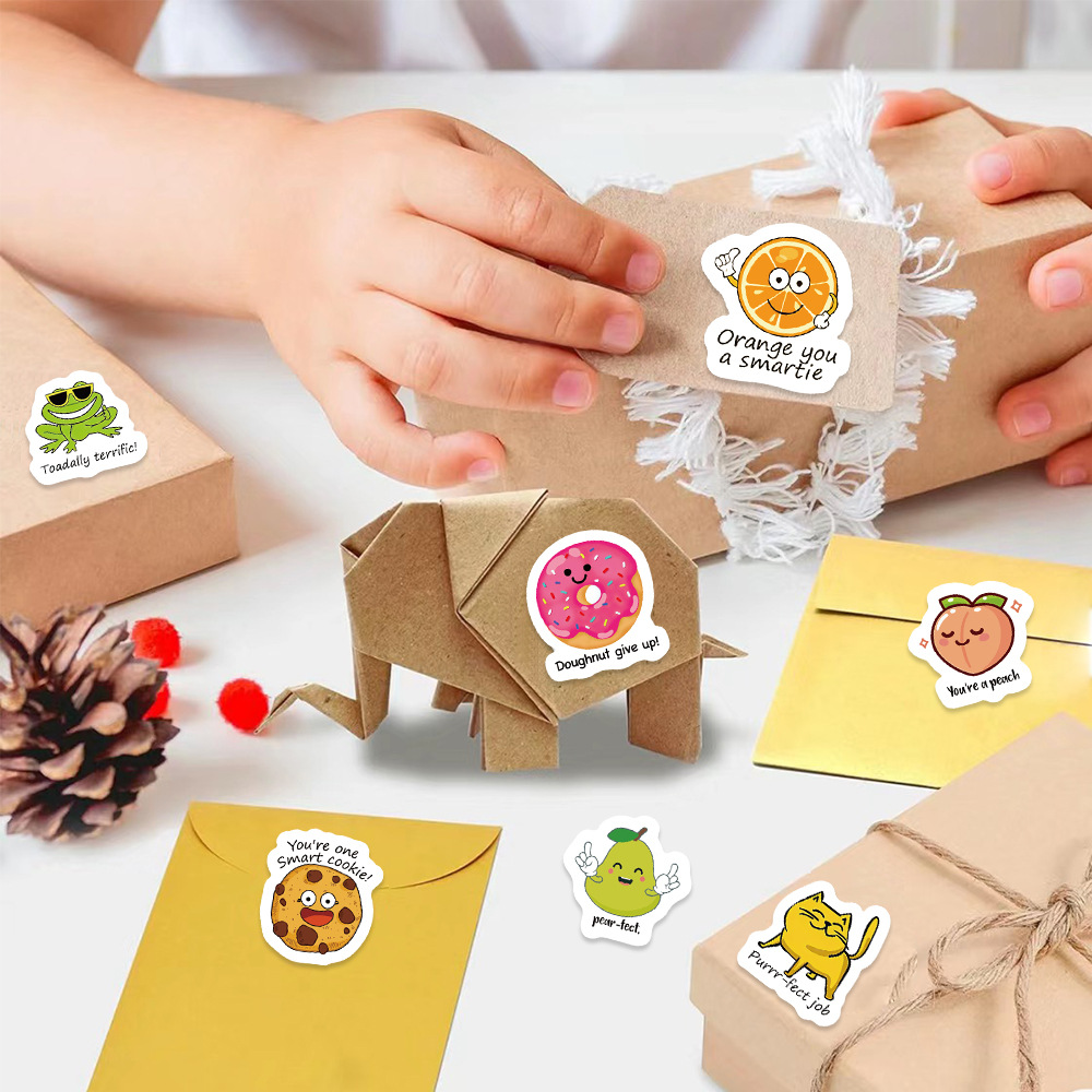 100-500 個かわいいデカール学生報酬ステッカースクラッ - Kids Education Motivation のレビューと価格