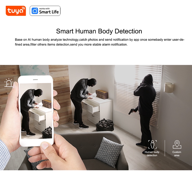 Tuya スマート 3MP HD 屋内ホームセキュリティカメ - Human Body Puzzle のレビューと価格